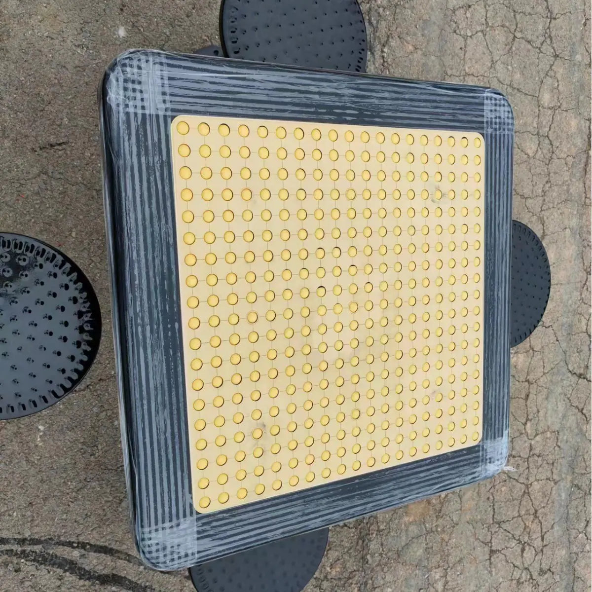 Track-Style Chess and Go Board for Indoor and Outdoor Use