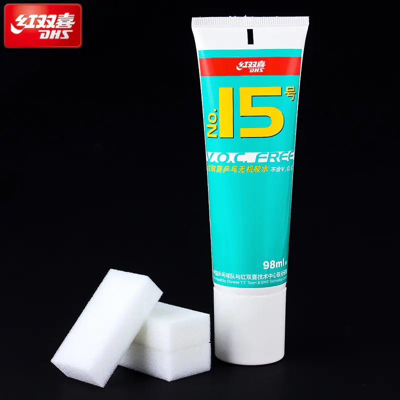 Red Double Happiness Table Tennis Racket Glue 50ML & 98ML